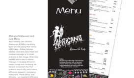 Africano Restaurant and Cafe Menu